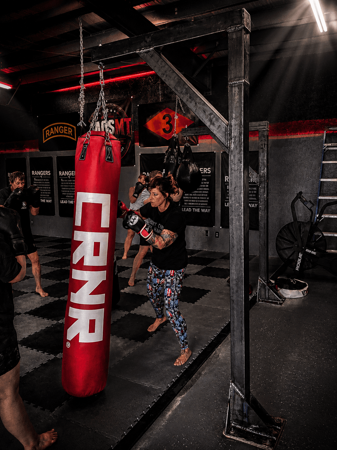 Conditioning training at KAOS Muay Thai